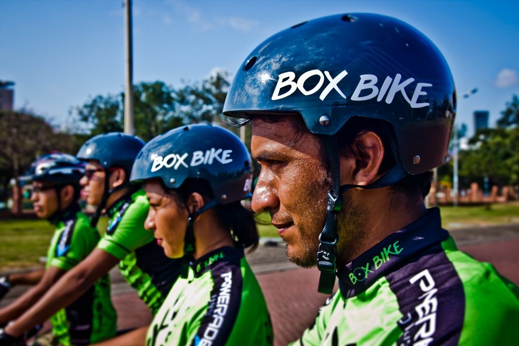 Mensajería que reduce el CO2, Box Bike Bolivia